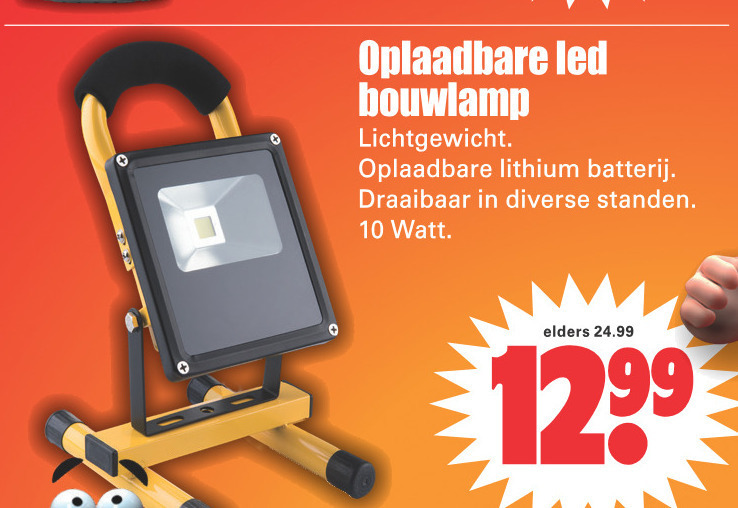 bouwlamp folder aanbieding bij -