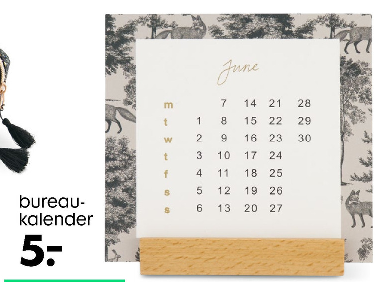 Kalender Folder nbieding Bij Hema Details