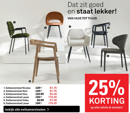 In zicht Emulatie balkon eetkamerstoel folder aanbieding bij Karwei - details