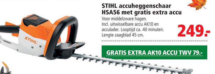 Stihl heggenschaar bij Welkoop - details