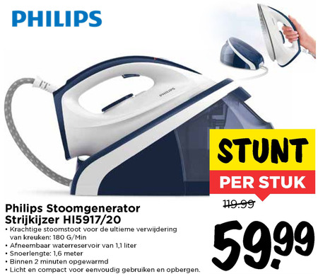 Mordrin Miles Ik was mijn kleren Philips stoomstrijksysteem folder aanbieding bij Vomar - details