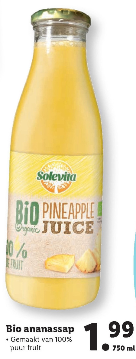 solevita   fruitdrank folder aanbieding bij  Lidl - details