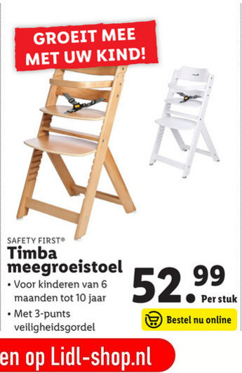 Geslagen vrachtwagen neerhalen kas Safety 1st kinderstoel folder aanbieding bij Lidl - details