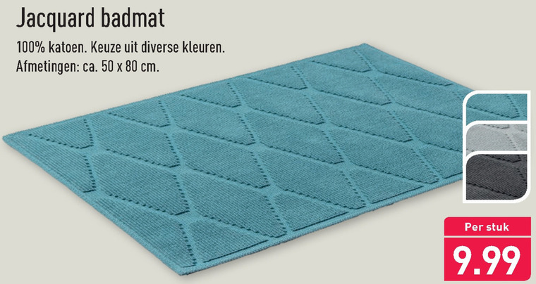 botsen deugd intern badmat folder aanbieding bij Aldi - details