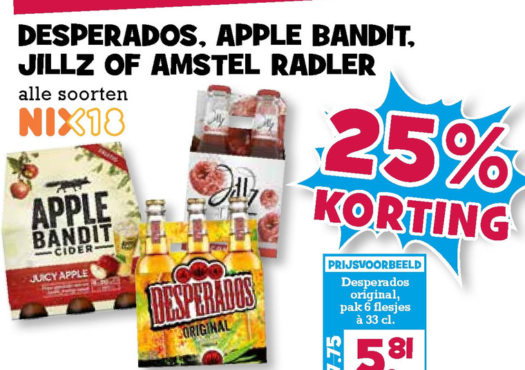 Jillz   appelcider, radler bier folder aanbieding bij  Boons Markt - details