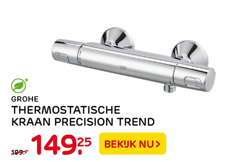 twaalf Thermisch spannend Grohe douchekraan, thermostaatkraan folder aanbieding bij Praxis - details