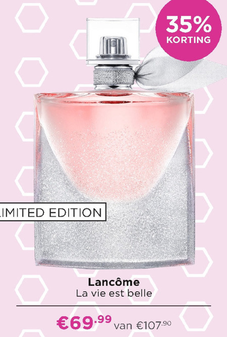 Lancome eau de parfum folder Ici XL - details