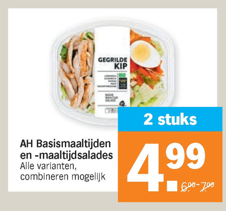 Albert Heijn Huismerk Maaltijdsalade, Kant En Klaarmaaltijd Folder ...