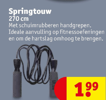 alliantie Het formulier In dienst nemen springtouw folder aanbieding bij Kruidvat - details