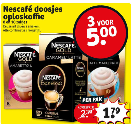 Nescafe Oploskoffie Folder Aanbieding Bij Kruidvat - Details