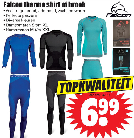 Falcon best sale thermal underwear