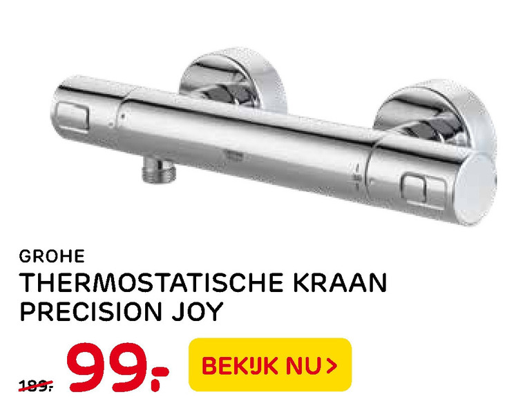 Schijnen retort Opnemen Grohe thermostaatkraan, douchekraan folder aanbieding bij Praxis - details