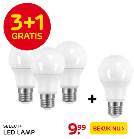 Controversieel beheerder Tegen de wil led lamp folder aanbieding bij Praxis - details