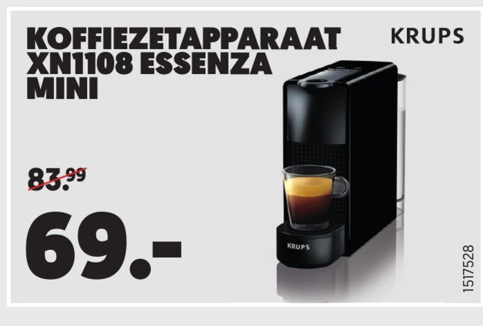 Kerstmis omvatten hengel Krups nespresso apparaat folder aanbieding bij Mediamarkt - details