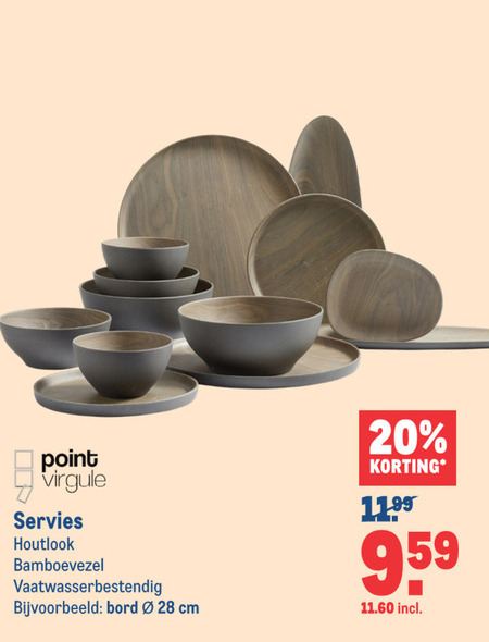 wapen Vast en zeker incident servies folder aanbieding bij Makro - details