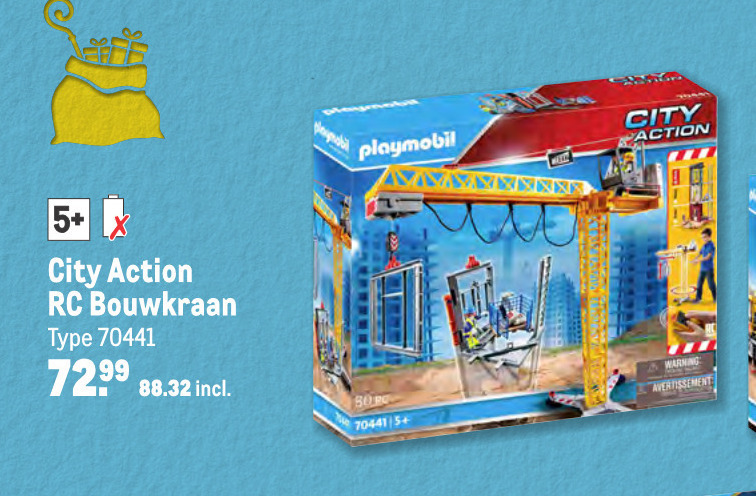 Amfibisch aankunnen Verbinding playmobil city action folder aanbieding bij Makro - details