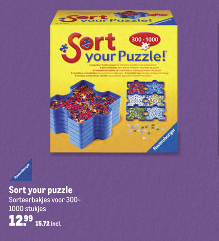 Buskruit weduwnaar Kerel Ravensburger puzzelmat folder aanbieding bij Makro - details