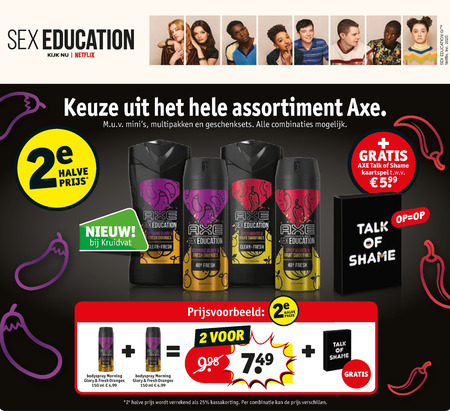 Assimilatie wandelen Geheugen Axe douchegel, deodorant folder aanbieding bij Kruidvat - details