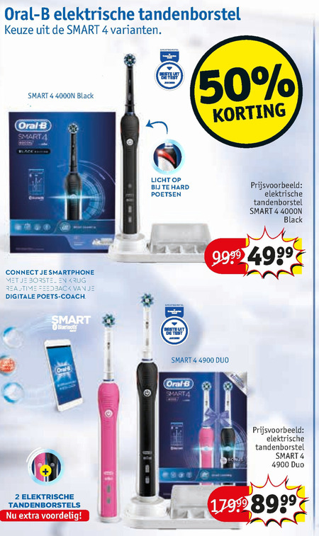 Mogelijk Voorzien verontschuldigen Braun Oral-B electrische tandenborstel folder aanbieding bij Kruidvat -  details