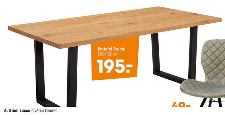 bijzonder Elegantie Eeuwigdurend eetkamertafel folder aanbieding bij Kwantum - details