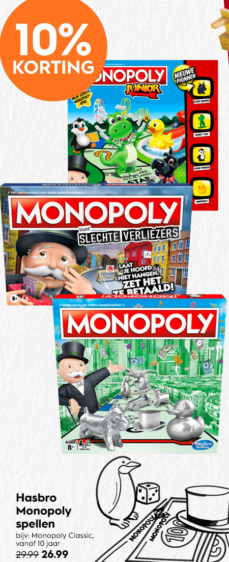 Monopoly Spelletje Folder Aanbieding Bij Blokker - Details