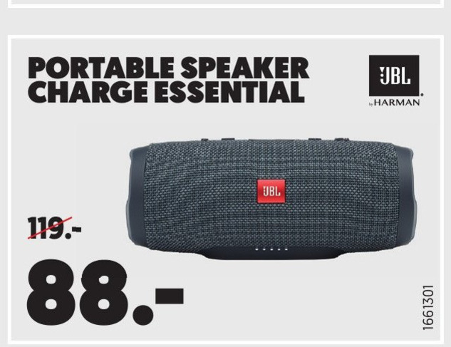 Ban domineren Heel JBL portable speakerset folder aanbieding bij Mediamarkt - details