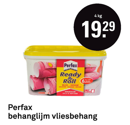 Erfgenaam Supermarkt verkoudheid Perfax behanglijm folder aanbieding bij Karwei - details