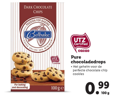 Belbake   chocolade folder aanbieding bij  Lidl - details