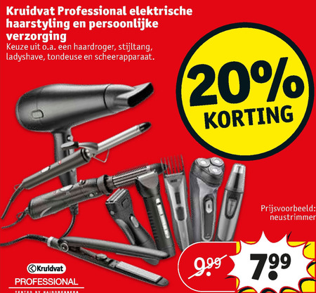 tandarts Fokken Vervullen Kruidvat Huismerk haarverzorging, krulborstel folder aanbieding bij Kruidvat  - details