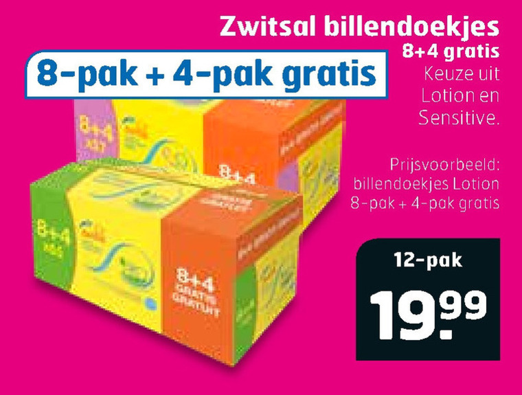 Zwitsal billendoekjes folder bij Trekpleister - details