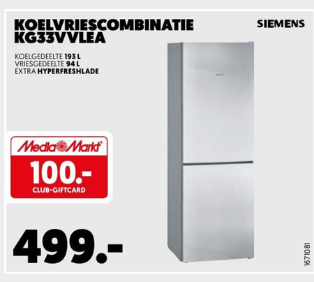 Millimeter Genealogie Dronken worden Siemens koelvriescombinatie folder aanbieding bij Mediamarkt - details