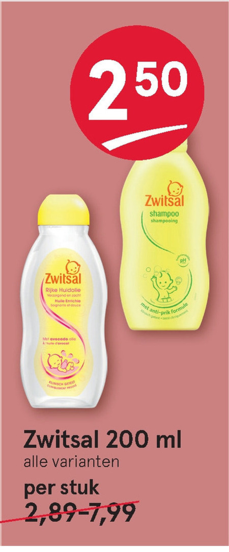 anders evalueren Verenigen Zwitsal babyshampoo folder aanbieding bij Etos - details