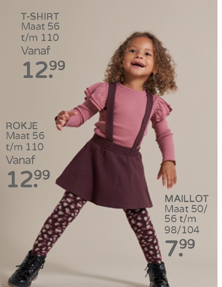 Verleiden hoogtepunt binnenkort meisjes maillot, baby t-shirt folder aanbieding bij Prenatal - details