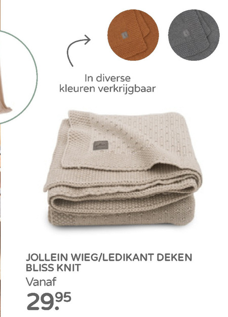 vanavond nabootsen schild Jollein babydeken folder aanbieding bij Prenatal - details