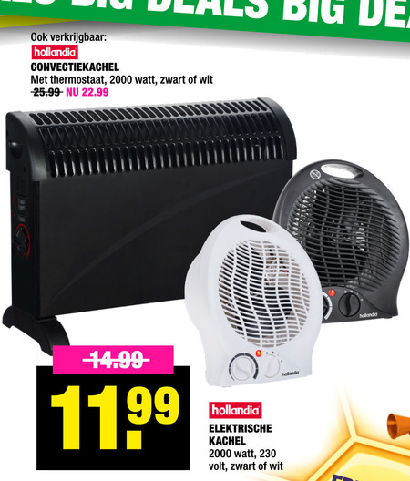 Toegangsprijs letterlijk Laatste Hollandia ventilatorkachel folder aanbieding bij Big Bazar - details