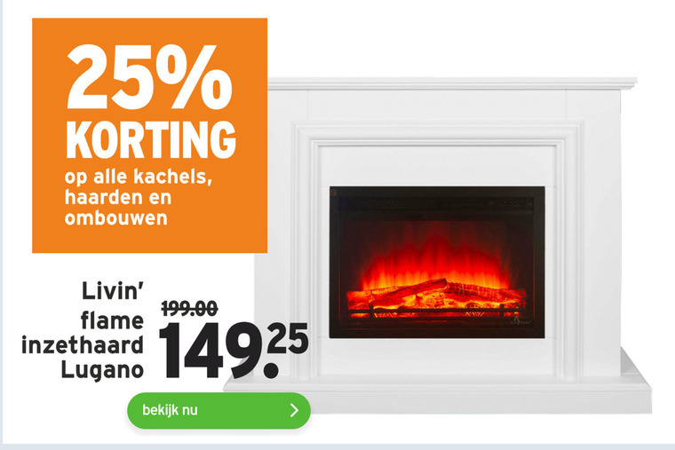 merken sfeerhaard, houtkachel folder aanbieding bij Gamma details