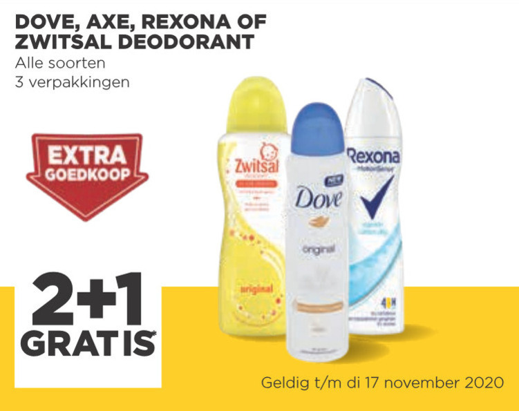 ontspannen Afdeling Oefenen Rexona deodorant folder aanbieding bij Jumbo - details