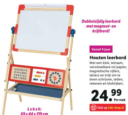 intellectueel Sinis haag schoolbord folder aanbieding bij Lidl - details