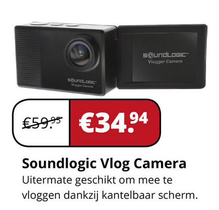 taal naaien Universiteit Soundlogic digitale fotocamera folder aanbieding bij Voordeeldrogisterij.nl  - details