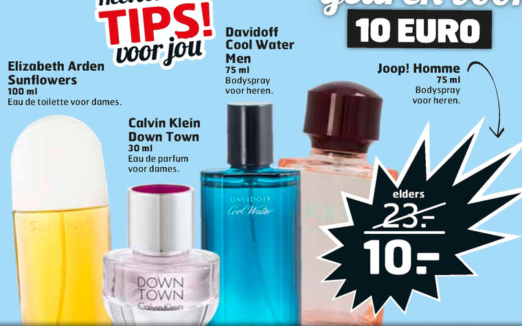 pleegouders Achternaam zwaar Joop eau de toilette, eau de parfum folder aanbieding bij Trekpleister -  details