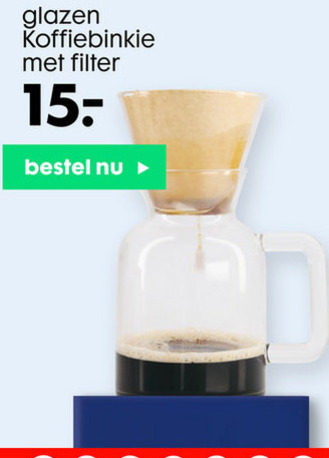 Tienerjaren bezig Madeliefje koffiefilterhouder folder aanbieding bij Hema - details