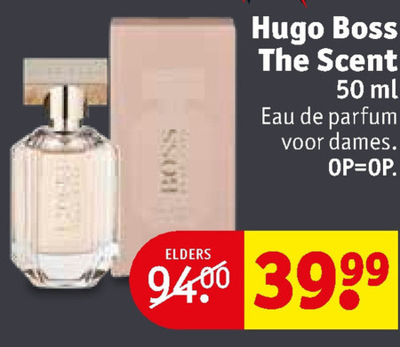 schermutseling Vesting Verplicht Hugo Boss eau de parfum folder aanbieding bij Kruidvat - details