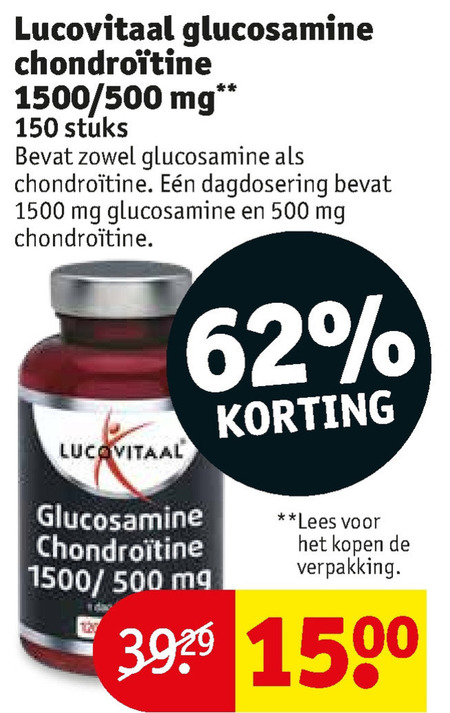 chef Toeval Feest Lucovitaal voedingssupplement folder aanbieding bij Kruidvat - details