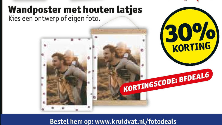 Glad Labe Valkuilen Kruidvat Huismerk foto op canvas, foto afdrukken folder aanbieding bij  Kruidvat - details