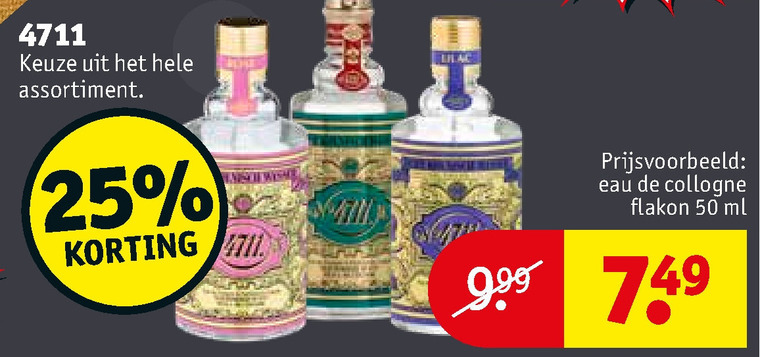 4711 eau de aanbieding bij Kruidvat