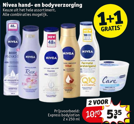 Verlichting Op risico Goot Nivea bodylotion, handcreme folder aanbieding bij Kruidvat - details