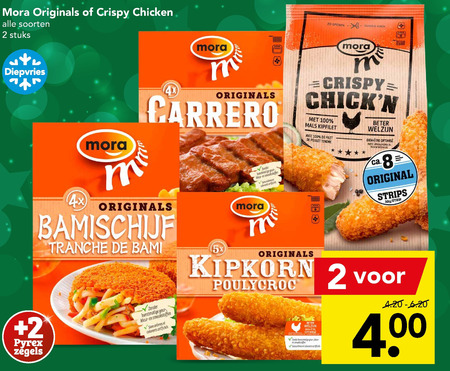 Mora   snack, bamischijf folder aanbieding bij  Deen - details