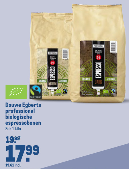 lelijk Interactie Patriottisch Douwe Egberts koffiebonen folder aanbieding bij Makro - details