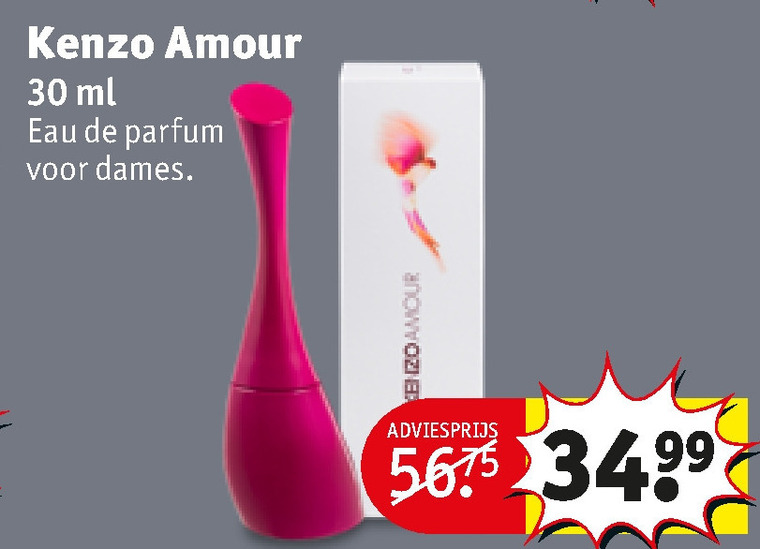 Kenzo eau de parfum folder aanbieding bij Kruidvat details