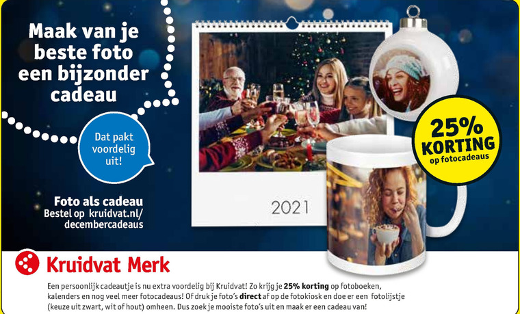 Sandy verslag doen van Verward zijn Kruidvat Huismerk fotoboek, foto afdrukken folder aanbieding bij Kruidvat -  details